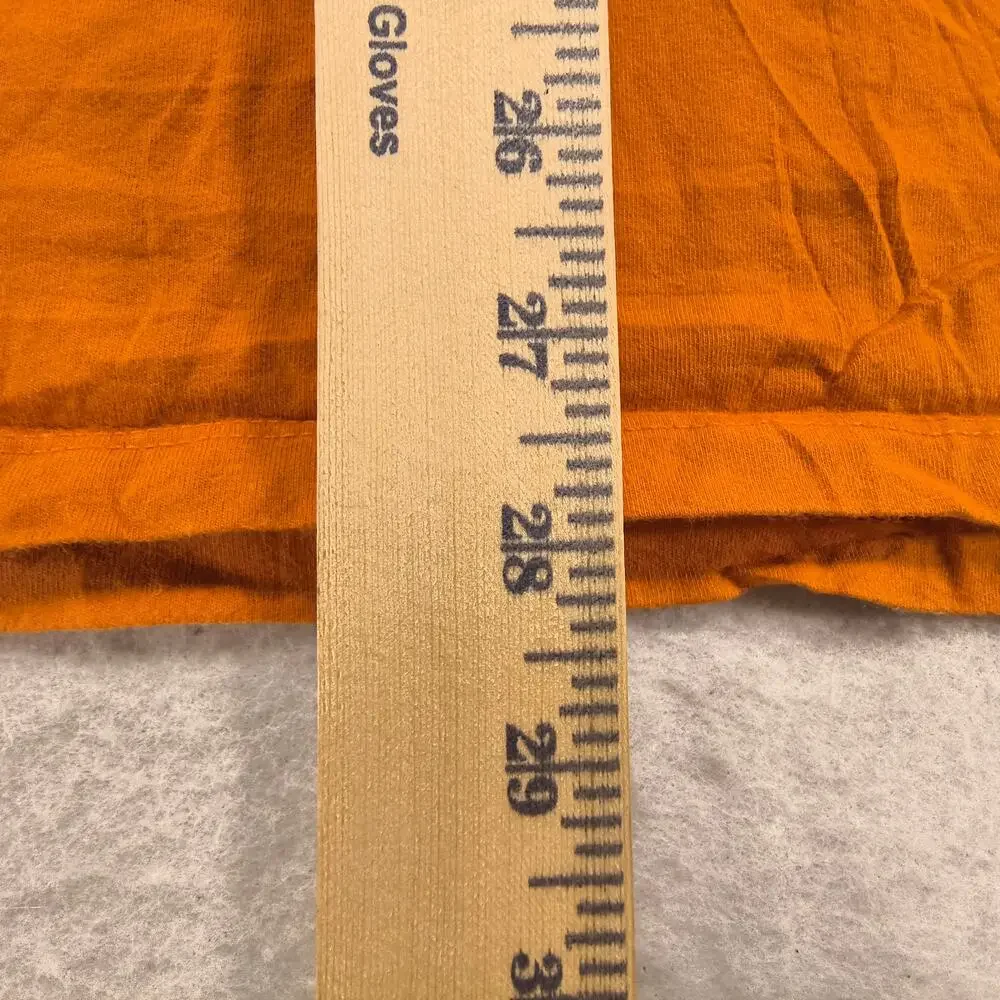 The North Face Casual Crew Neck Graphic T-Shirt Mens Size Extra Large XL Orange